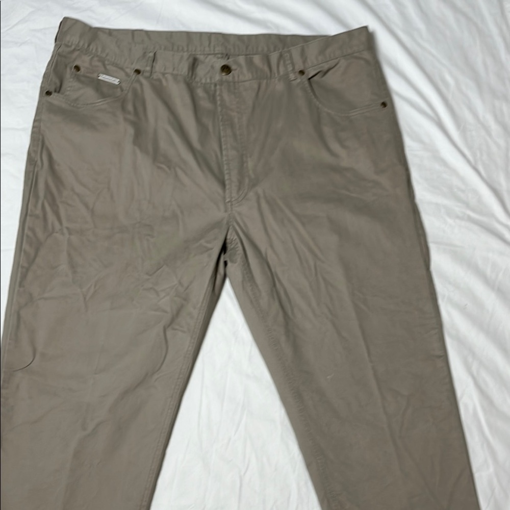 Peter Christian Men's Tan Pants khaki 42x28